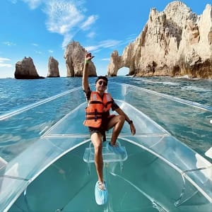 Tour en lancha de cristal al Arco de Los Cabos